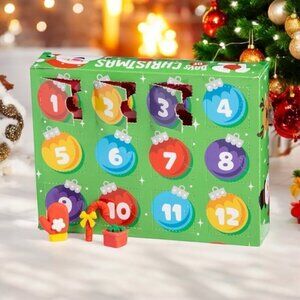12 Days of Christmas Advent Erasers Gift Set